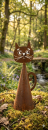 Wunderschöner Zaunhocker Katze